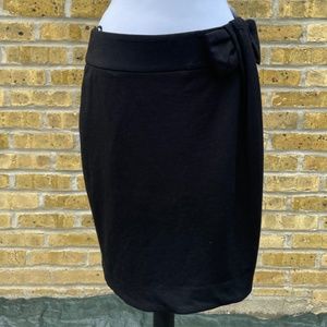 Anthropologie Pencil Skirt With Bow Detail